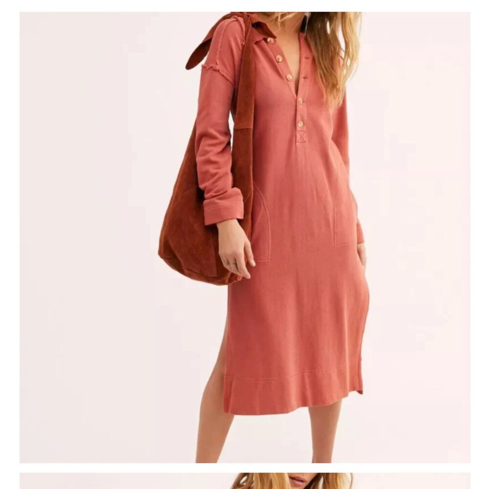 Free People On My Way Pullover Sweatshirt Dress